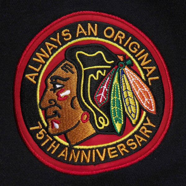 Chicago Blackhawks Mitchell & Ness All Over 4.0 Crewneck Sweatshirt