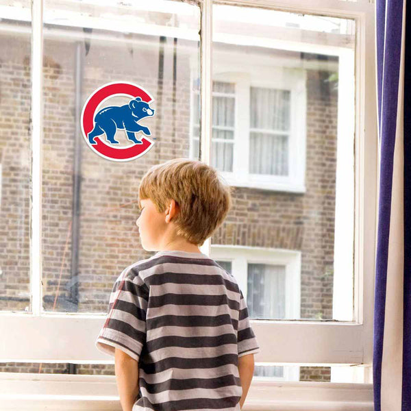 Chicago Cubs 8 x 8 Walking Bear Logo Die-Cut Decal