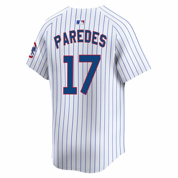 Chicago Cubs Isaac Paredes Nike Home Vapor Limited Jersey W/ Authentic Lettering