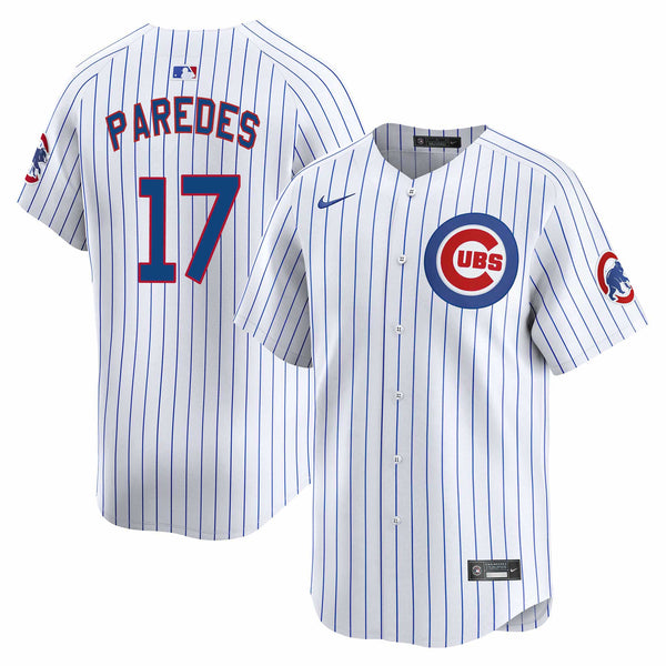 Chicago Cubs Isaac Paredes Youth Home Nike Vapor Limited Jersey With Authentic Lettering