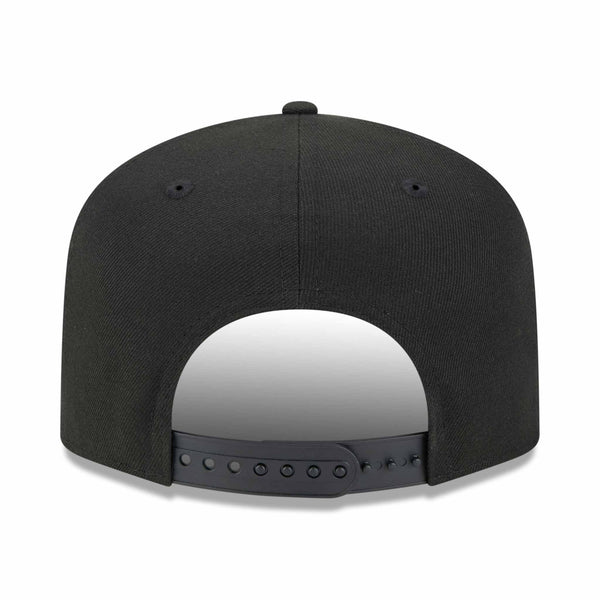 Chicago Blackhawks New Era 9FIFTY Black Indian Head Script Snapback Adjustable Cap