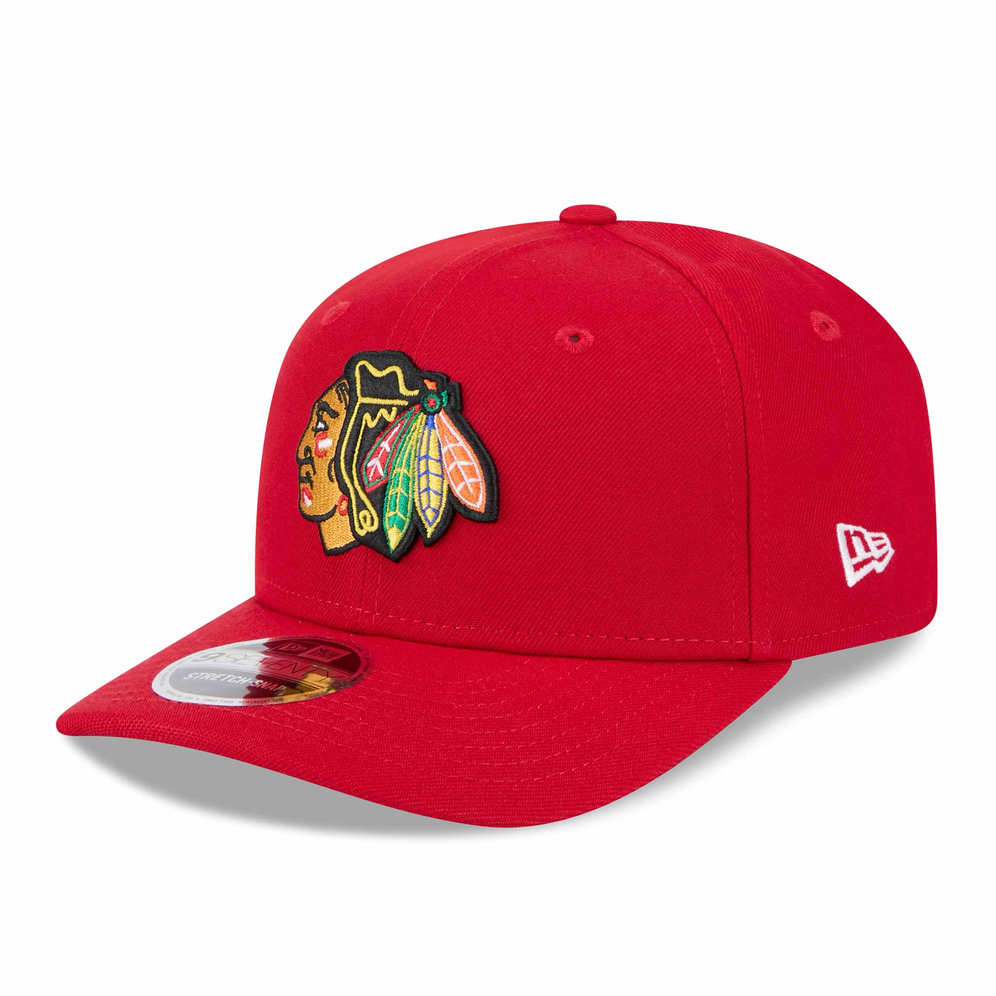 Chicago Blackhawks New Era 9SEVENTY Stretch Snap Red Indian Head