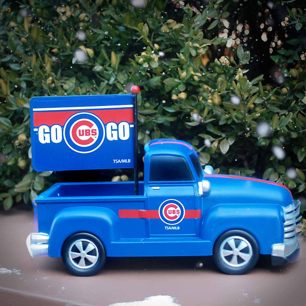 Chicago Cubs Rally Truck Statue