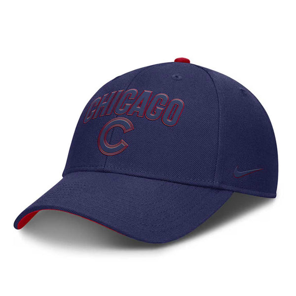 Chicago Cubs Nike Structured Stencil Adjustable Cap
