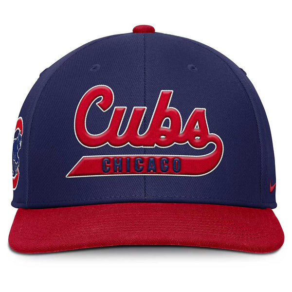 Chicago Cubs Nike Pro Structured Square Bill Adjustable Cap