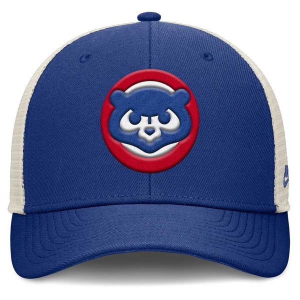Chicago Cubs Nike Rise Structured Trucker Adjustable Cap