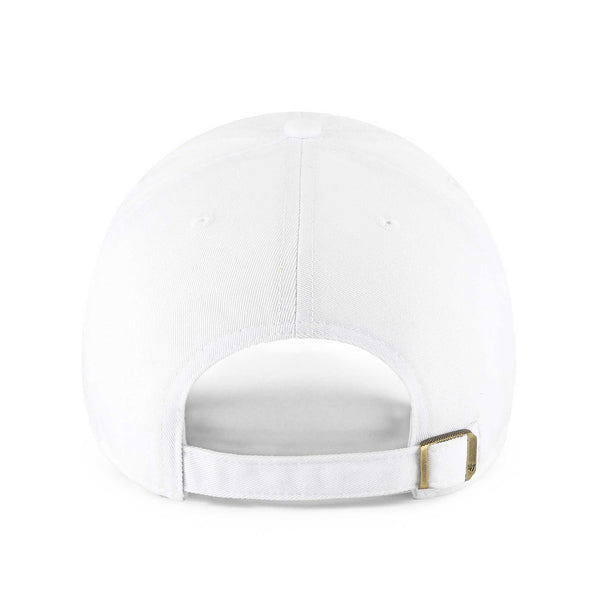 Chicago Cubs 47 Brand Blues Rock Bear Logo White Clean Up Adjustable Cap