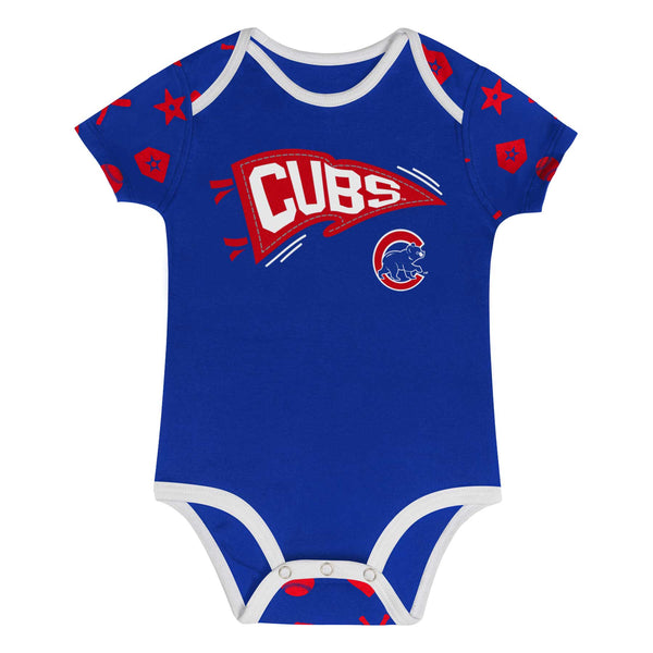 Chicago Cubs Newborn On Deck Short Set