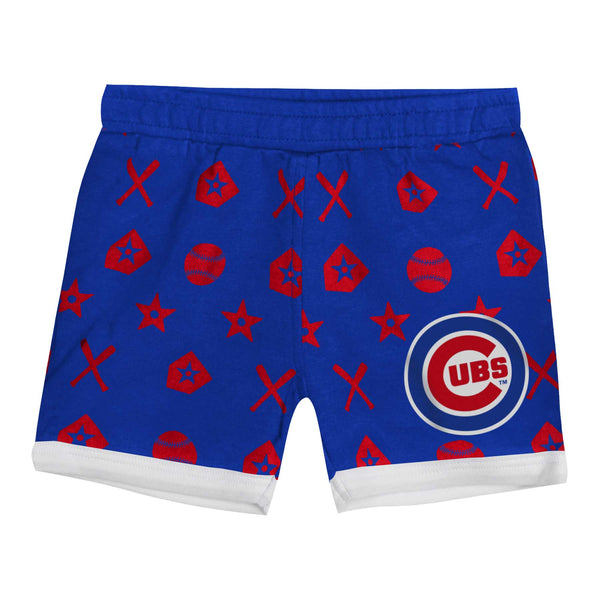 Chicago Cubs Newborn On Deck Short Set