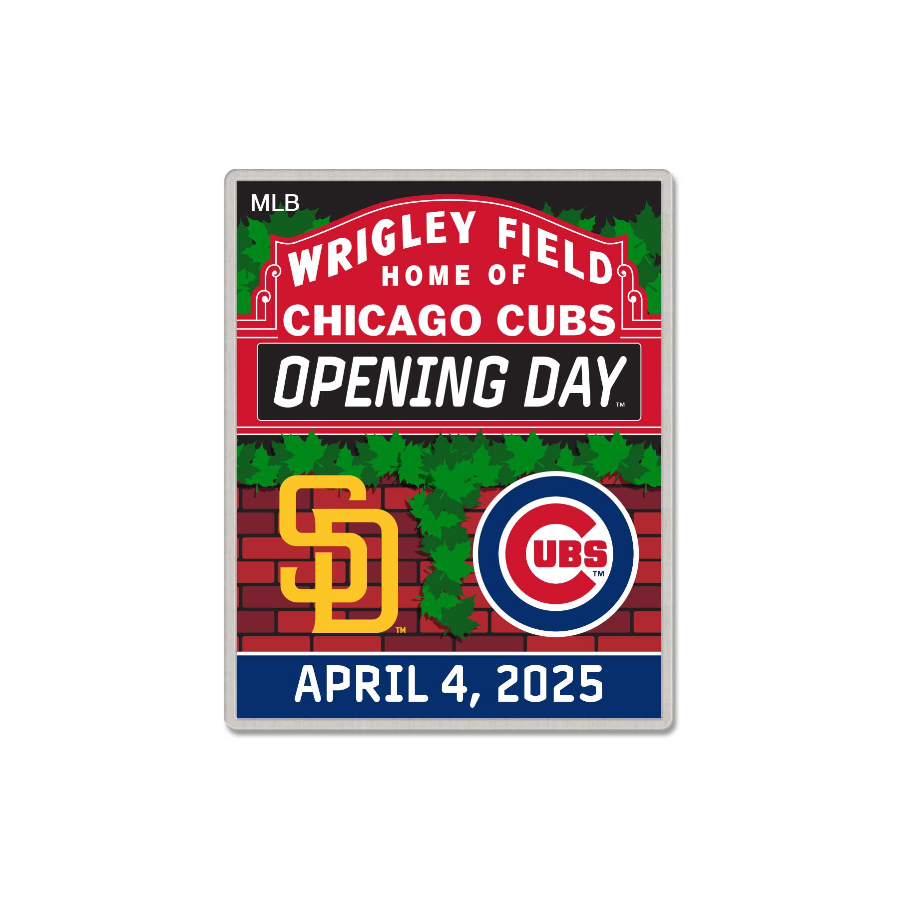 Cubs vs LA ピンバッジ 2025 MLB MLB 2025年 東京シリーズ開幕記念 ピンバッジ ドジャース vs