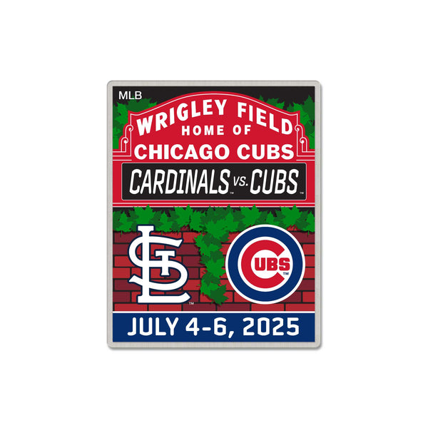 Chicago Cubs vs. St. Louis Cardinals 2025 Series Pin