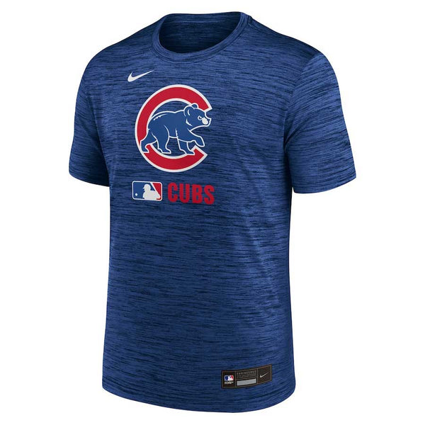 Chicago Cubs 2025 Nike Authentic Collection Royal Velocity Dri Fit T Shirt