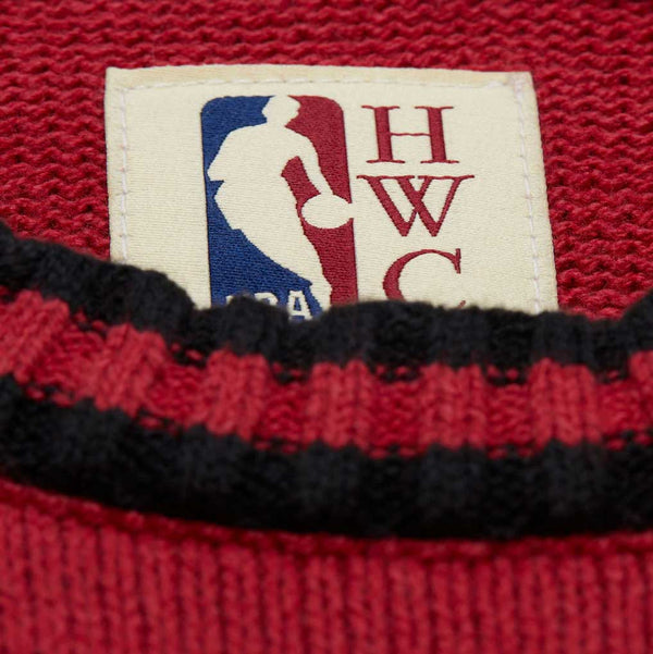 Chicago Bulls Mitchell & Ness Throw It Back Vintage Sweater