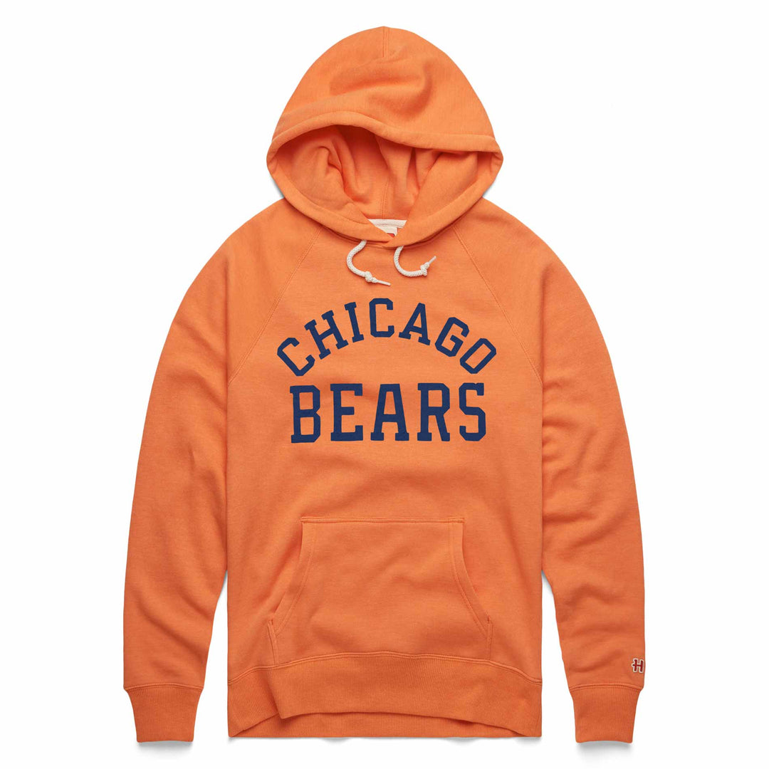 Chicago Bears Homage Orange Classic Hooded Sweatshirt Wrigleyville Sports