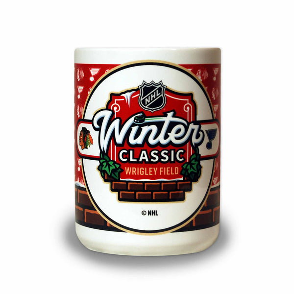 Winter Classic Chicago Blackhawks vs. St. Lous Blues 15 OZ Sublimated Coffee Mug