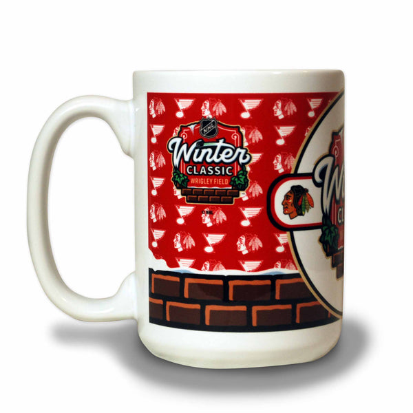 Winter Classic Chicago Blackhawks vs. St. Lous Blues 15 OZ Sublimated Coffee Mug