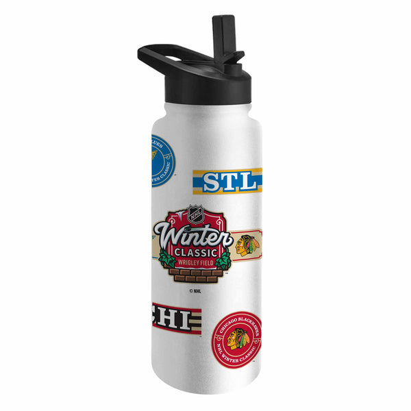 Winter Classic Chicago Blackhawks 34 OZ Quencher Bottle
