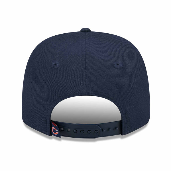 Chicago Bears New Era 9SEVENTY Navy C Stretch Snap Adjustable Cap