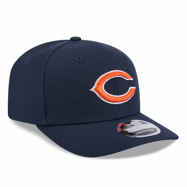 Chicago Bears New Era 9SEVENTY Navy C Stretch Snap Adjustable Cap