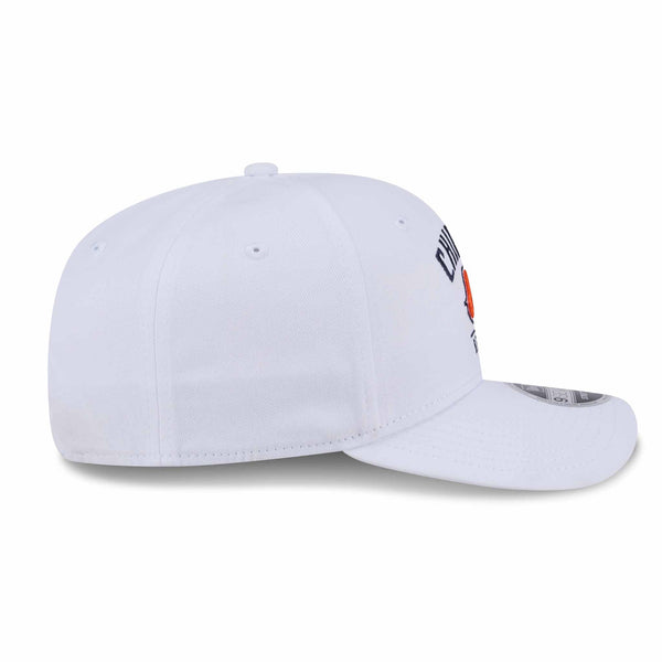 Chicago Bears New Era 9SEVENTY White C Stretch Snap Adjustable Cap