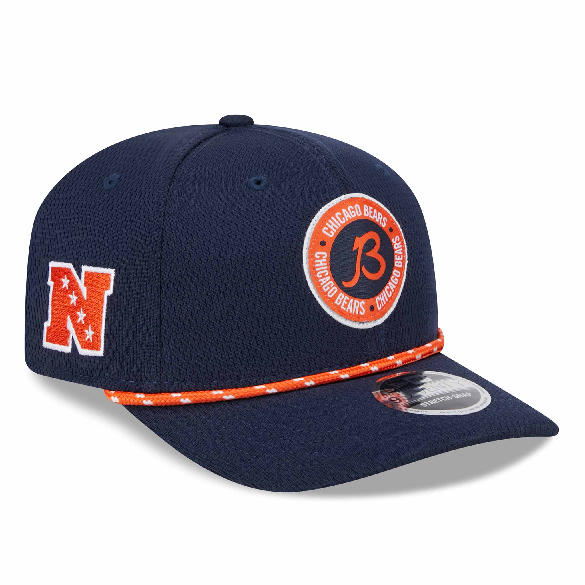 New Era Chicago bears キャップ　新品 Chicago Bears New Era Sideline 9FORTY Bear Face Stretch Snap