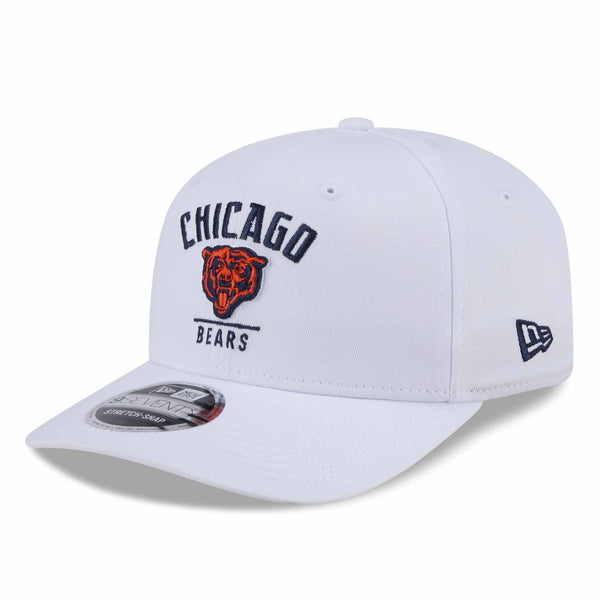 Chicago Bears New Era 9SEVENTY White Bear Face Stretch Snap Adjustable Cap