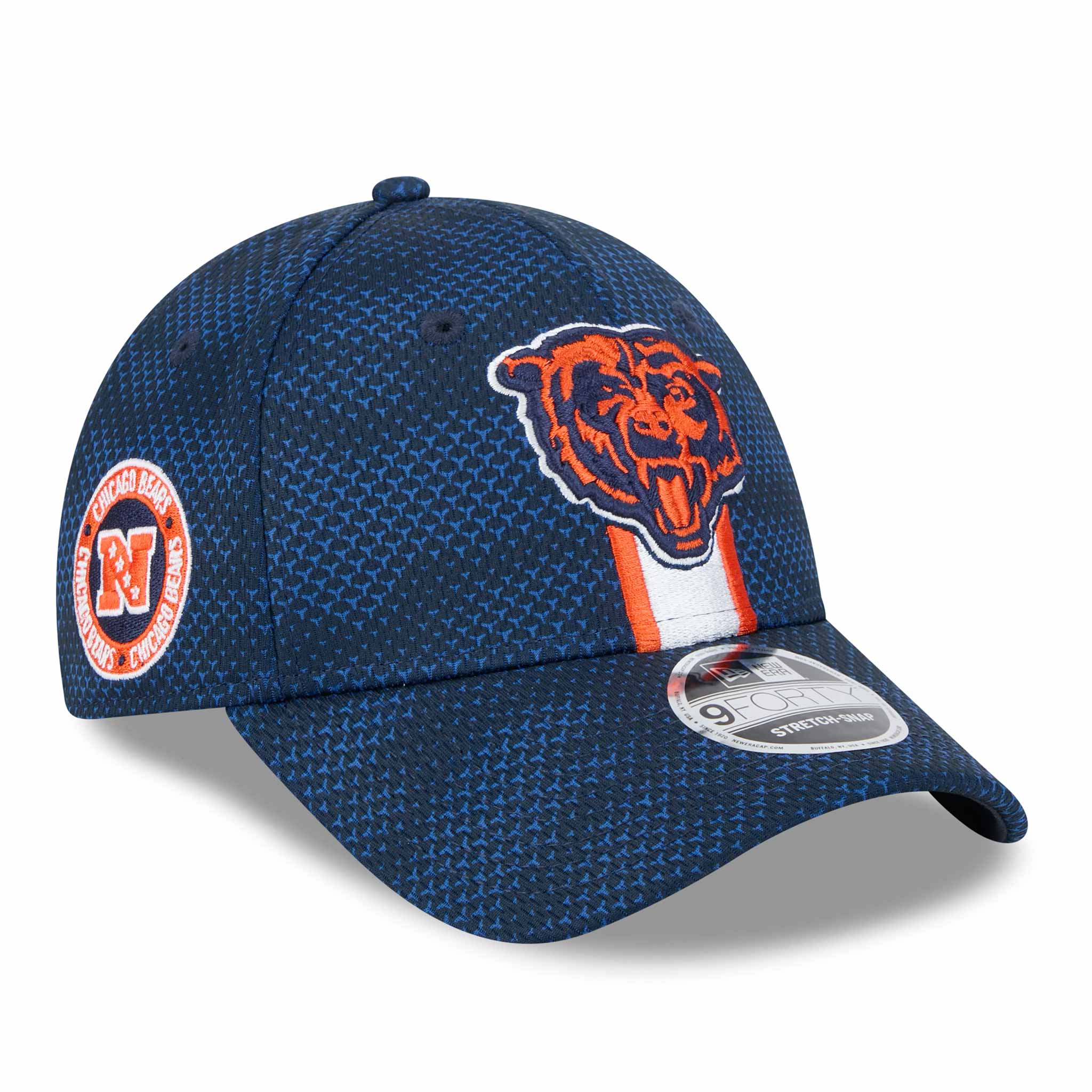 Chicago Bears New Era Sideline 9FORTY Bear Face Stretch Snap