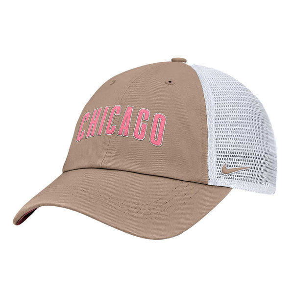 Chicago Cubs 2024 Mothers Day Nike Club Unstructured Mesh Back Adjustable Cap