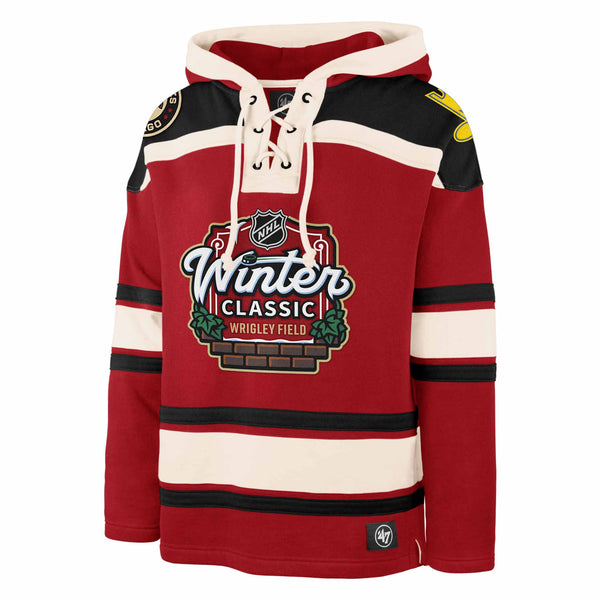Sweat à capuche Chicago Blackhawks adulte moyen rouge pull sweat LNH Sweat à capuche Chicago Blackhawks adulte moyen rouge pull sweat LNH