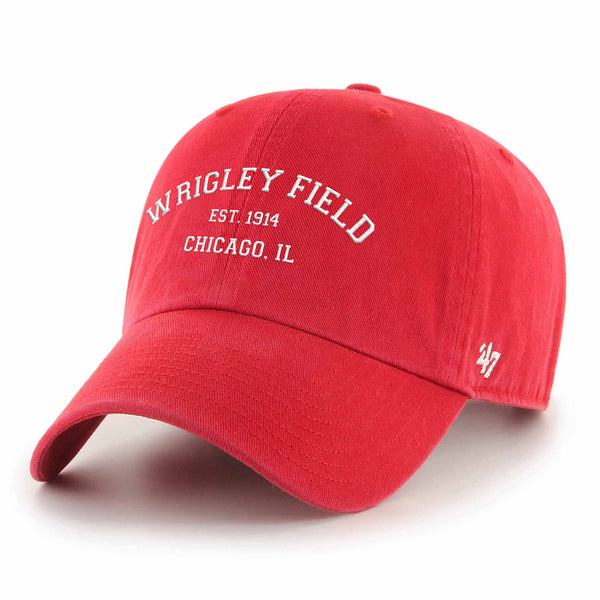 Wrigley Field University Of Wisconsin 47 Brand Clean Up Adjustable Cap