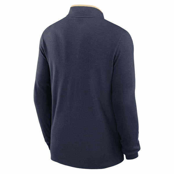 Chicago Bears Nike Navy Primetime Victory Dri Fit Half Zip Sweatshirt