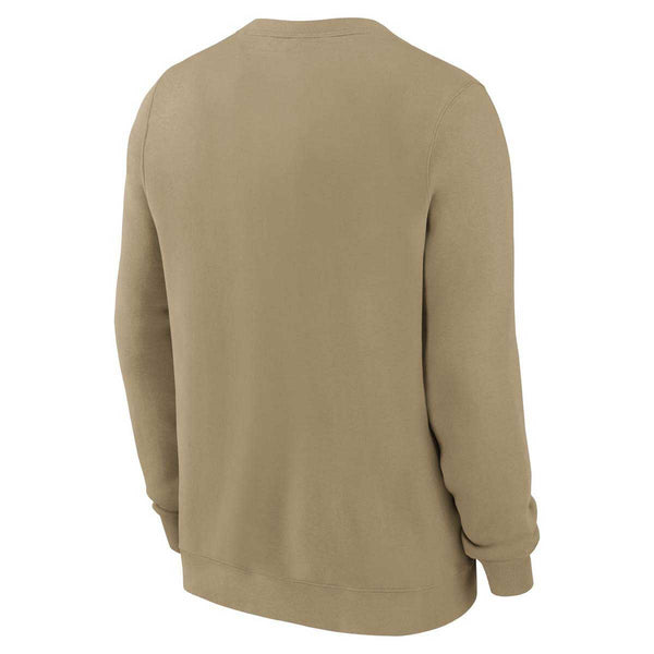 Chicago Bears Nike Beige Rewind Club Crewneck Sweatshirt