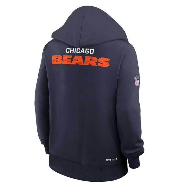 Chicago Bears Nike Women's Sideline Dri Fit Hooded Sweatshirt