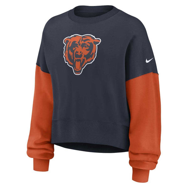 Chicago Bears Nike Women's Primetime Oversized Crewneck Sweatshirt