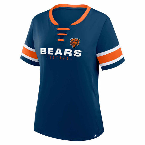 Chicago Bears Fanatics Women's Navy Redzone Draw Play Athena Shirt