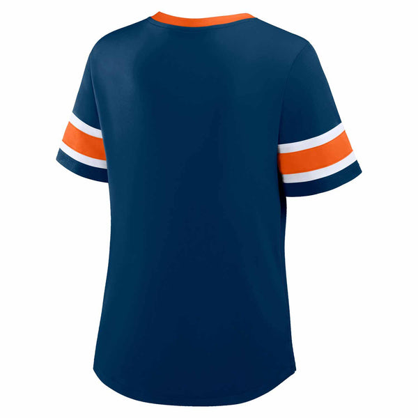 Chicago Bears Fanatics Women's Navy Redzone Draw Play Athena Shirt