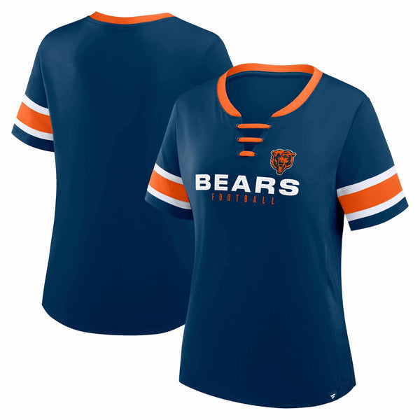 Chicago Bears Fanatics Women's Navy Redzone Draw Play Athena Shirt