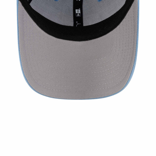 Chicago Cubs New Era 39THIRTY Baby Blue Pinstripe 1969 Bear Stretch Fit Cap