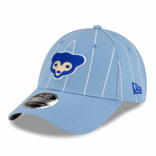 Chicago Cubs New Era 9FORTY Baby Blue Pinstripe 1969 Bear Adjustable Cap