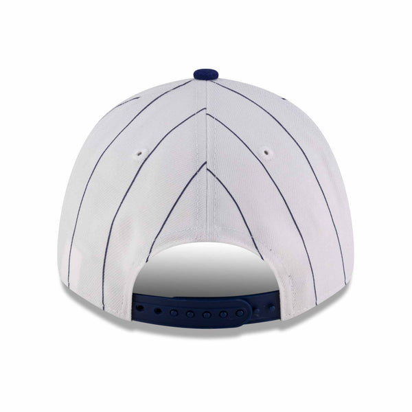 Chicago Cubs New Era 9FORTY White Pinstripe 1908 Bear In C Adjustable Cap
