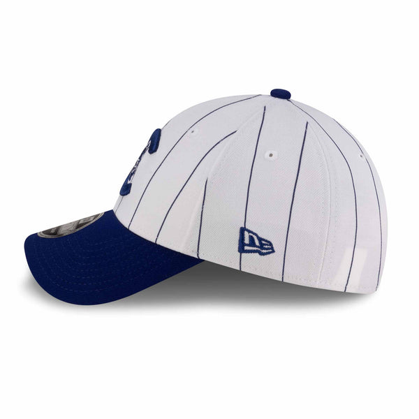 Chicago Cubs New Era 9FORTY White Pinstripe 1908 Bear In C Adjustable Cap