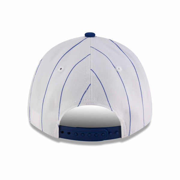 Chicago Cubs New Era 9FORTY White Pinstripe Walking Bear Adjustable Cap