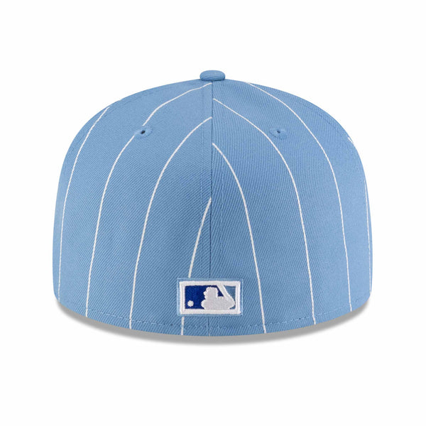 Chicago Cubs New Era 59FIFTY Baby Blue 1969 Bear Pinstripe Fitted Cap
