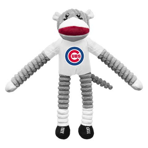 Chicago Cubs Sock Monkey Dog Toy