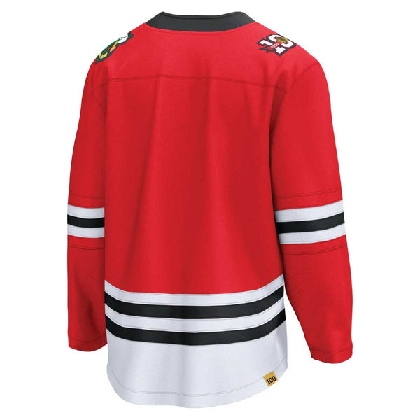 Chicago Blackhawks Fanatics 2025 Home Centennial Breakaway Jersey