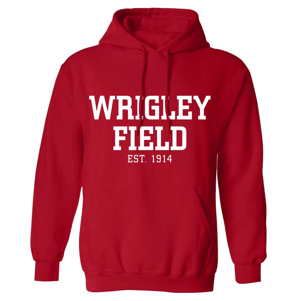 Wrigley Field Est. 1914 University Red Core Wisconsin / Ohio State Hooded Sweatshirt