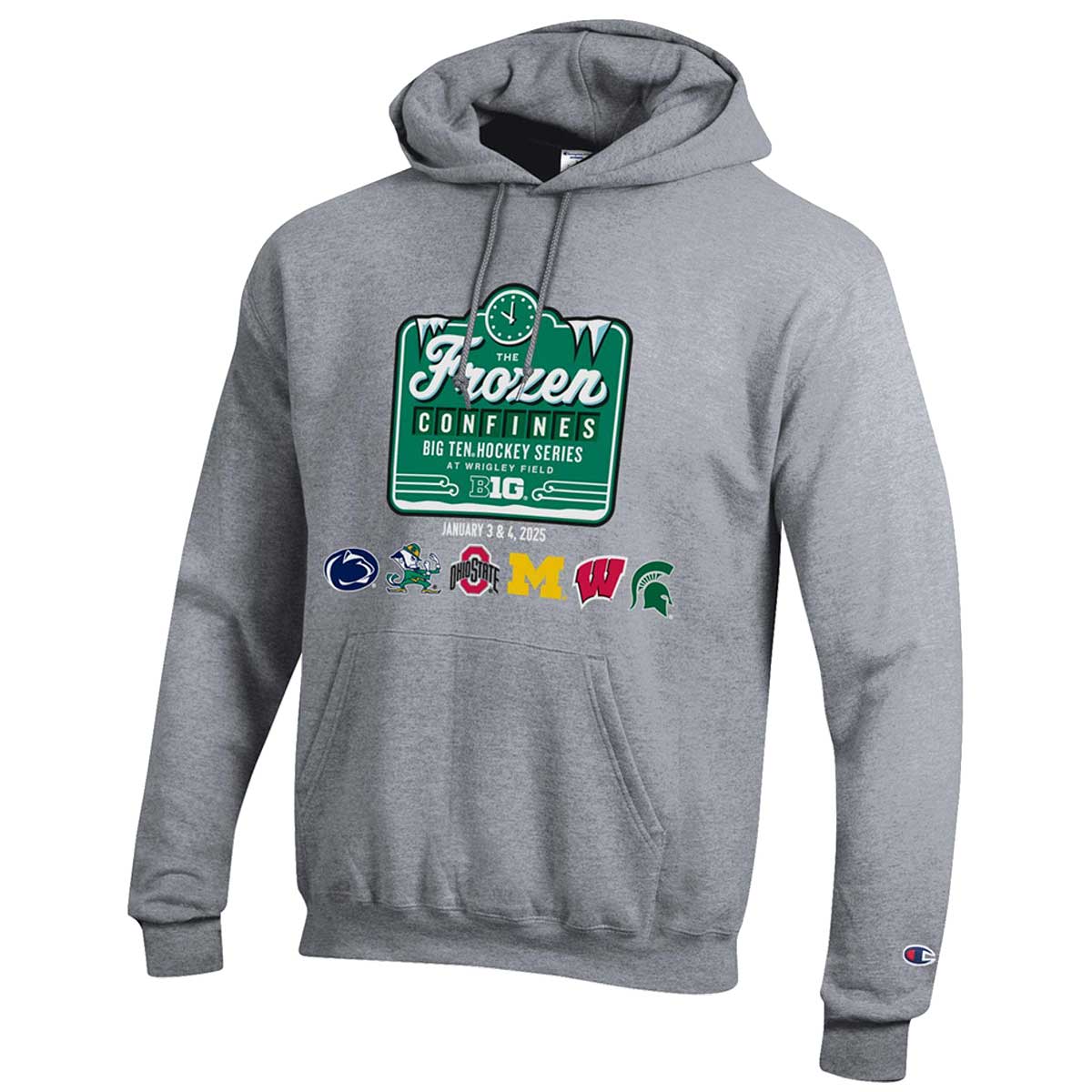 Wrigley Field Frozen Confines Participants Champion Hooded