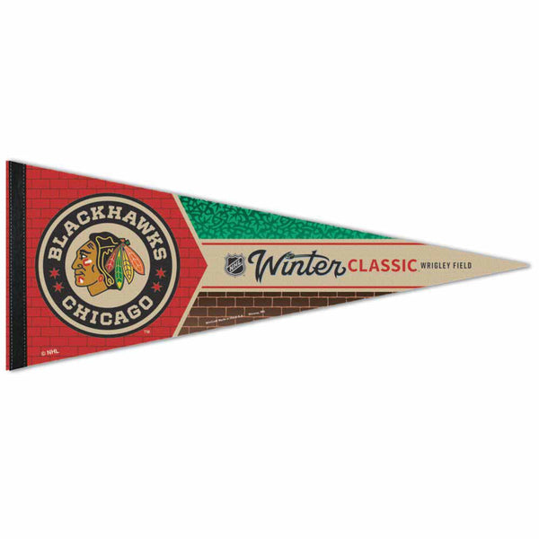Chicago Blackhawks 2025 Winter Classic Premium Pennant