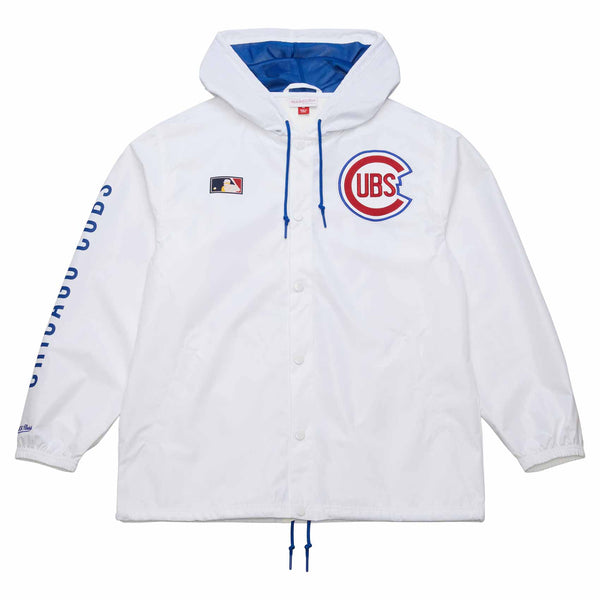 Chicago Cubs Mitchell & Ness White Coaches Jacket