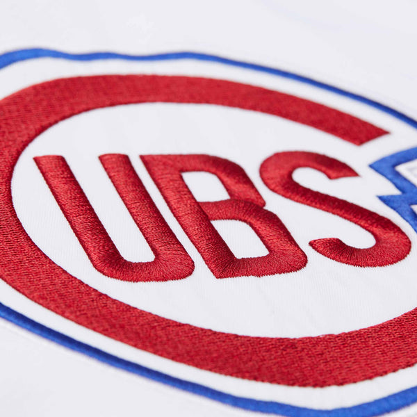 Chicago Cubs Mitchell & Ness White Coaches Jacket
